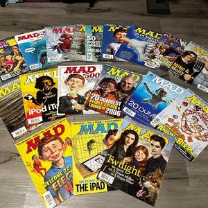 Vintage Mad Magazines Collection - Satirical Humor Goldmine!